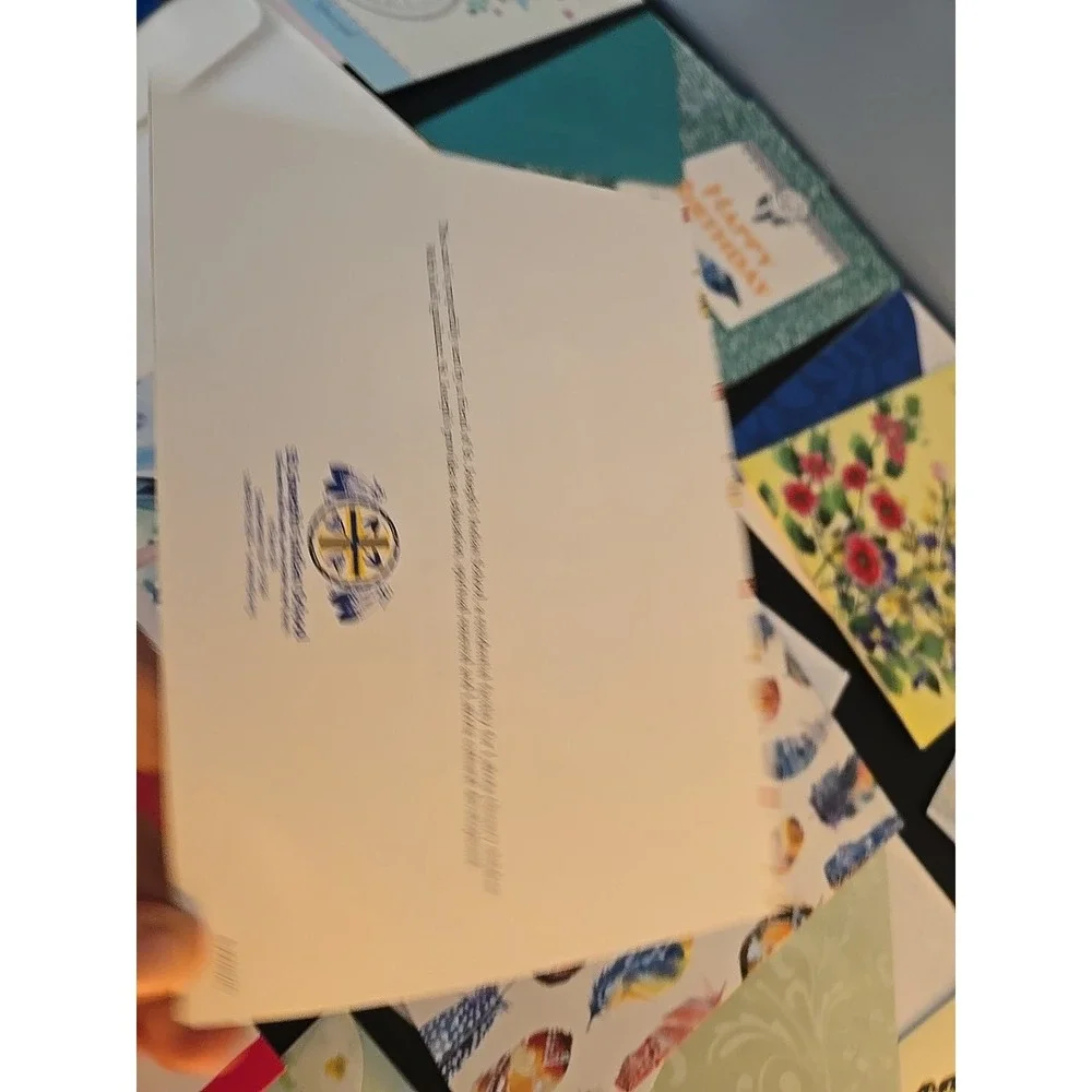 Birthday Cards & Envelopes Lot Of 17 Greeting Cards New St Joseph Indian School‎